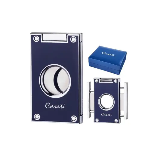 [17463] Cigar Cutter - Caseti Paris Blue