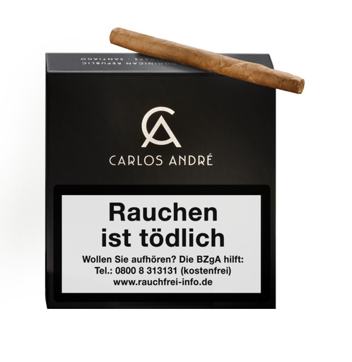 [39420] Carlos Andre Black Cigarillos - Pack Of 20 Cigarillos