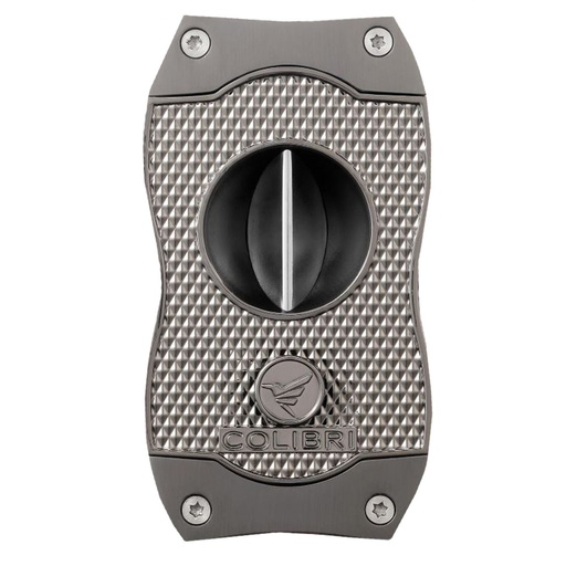 [39514] Cigar Cutter - Colibri V-Cut Diamond Gunmetal