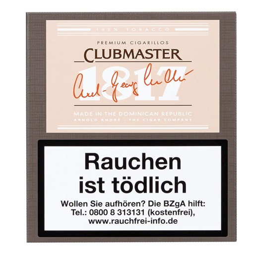 [39546] Clubmaster 1817 - Pack Of 20 Cigarillos