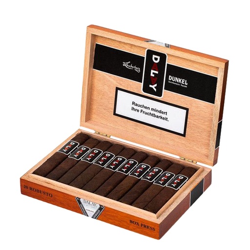 [39599] Dalay Dominican Republic Dark Box Pressed Robusto - Box Of 20 Cigars