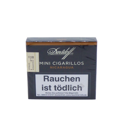 [39637] Davidoff Mini Nicaragua - Pack Of 20 Cigarillos