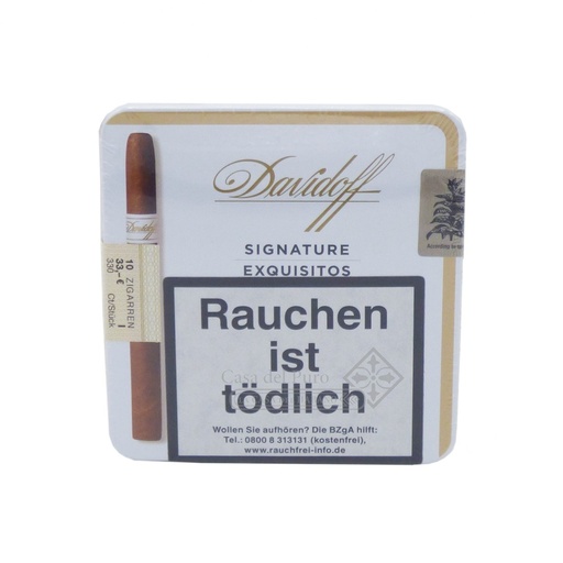 [39646] Davidoff Signature Exquisitos - Box Of 10 Cigarillos