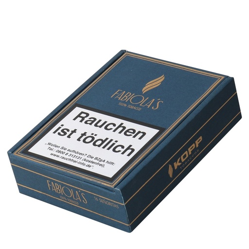 [39705] Fabiola's Senoritas - Pack Of 16 Cigarillos