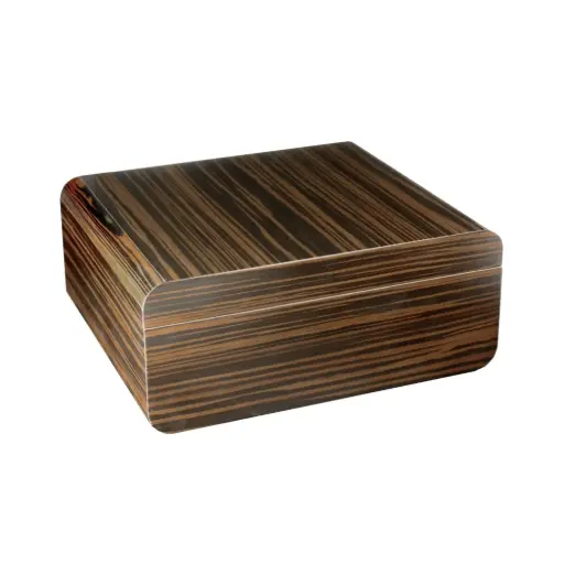 [39793] Humidor - Adorini Novara Deluxe Ebony - 75 Cigars