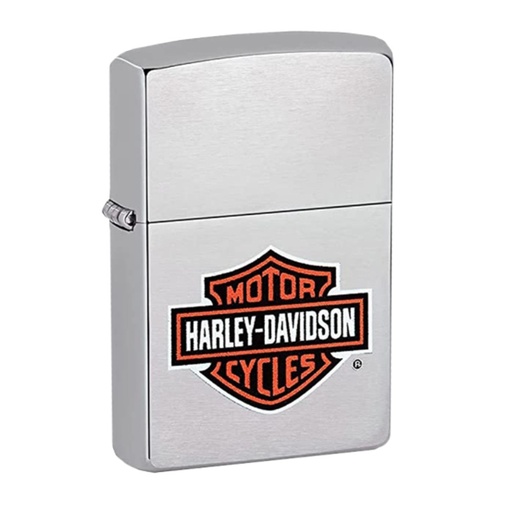 [39963] Lighter - Zippo Chrome Harley Davidson Bar & Shield