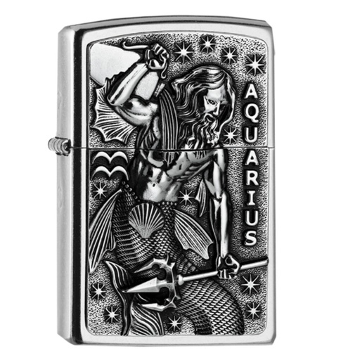 [39978] Lighter - Zippo Zodiac Aquarius