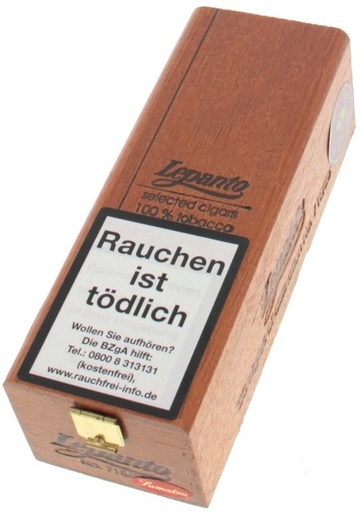 [39988] Lepanto Longo 715 Sumatra - Pack Of 25 Cigarillos