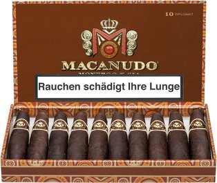 [40019] Macanudo Maduro Diplomat - Box Of 10 Cigars