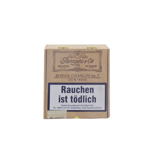 [40109] Partageno Y Cia No. 7 Brazil - Pack Of 50 Cigarillos