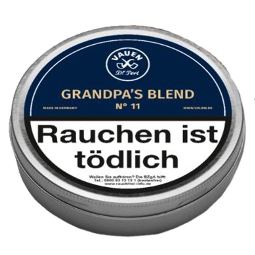 [40184] Pipe Tobacco - Vauen Grandpa'S Blend - Tin Of 50G