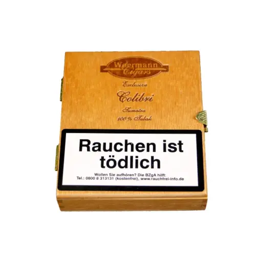 [40407] Woermann Cigars Exclusive Colibri Sumatra - Pack Of 20 Cigarillos
