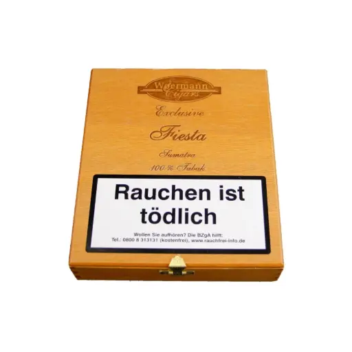 [40409] Woermann Cigars Exclusive Fiesta Sumatra - Pack Of 20 Cigarellos