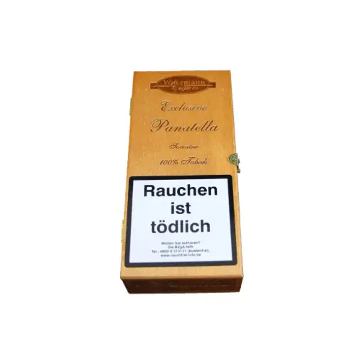 [40410] Woermann Cigars Exclusive Panatella Sumatra - Pack Of 10 Cigarellos
