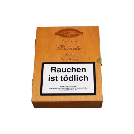 [40412] Woermann Cigars Exclusive Piccante Brazil - Pack Of 16 Cigarellos