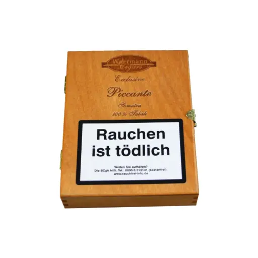 [40413] Woermann Cigars Exclusive Piccante Sumatra - Pack Of 16 Cigarellos