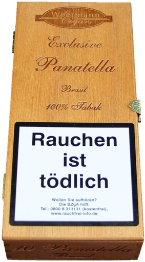 [40414] Woermann Cigars Exclusvie Panatella Brasil - Pack Of 20 Cigarillos