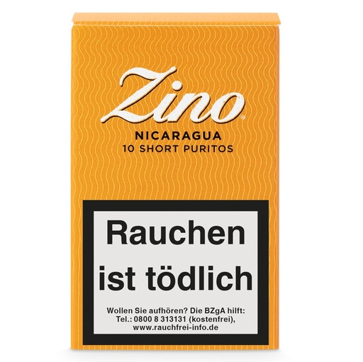 [40424] Zino Nicaragua Short Puritos - Pack Of 10 Cigarillos