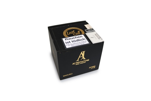 [40428] Aj Fernandez Last Call Maduro Geniales Short Robusto - Box Of 25 Cigars
