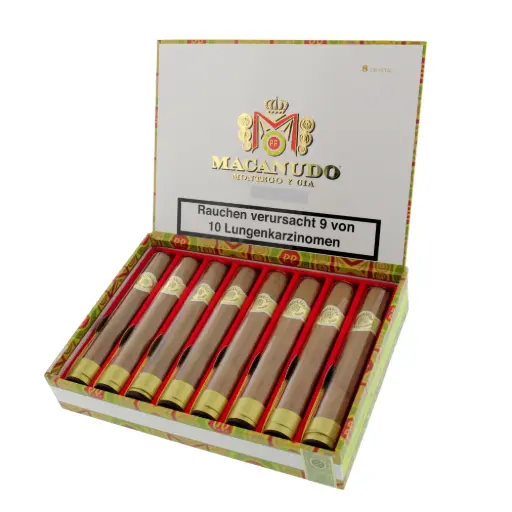 [40485] Macanudo Connecticut Crystal Gran Corona Glas A.T.S - Box Of 8 Cigars