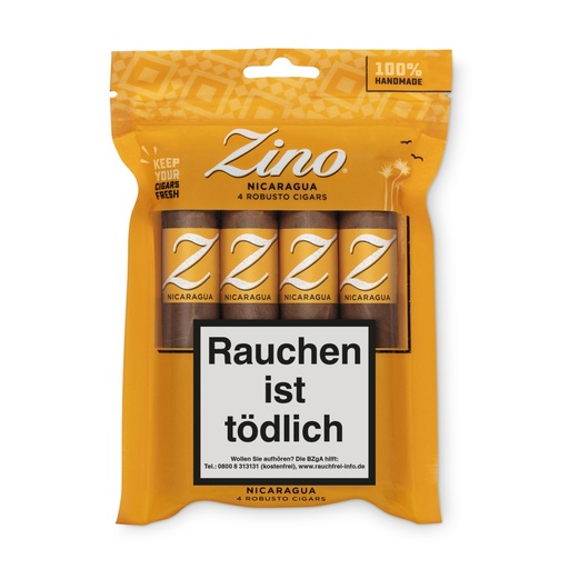 [40521] Zino Nicaragua Robusto - Pack Of 4 Cigars