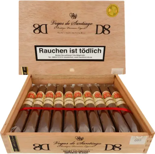 [48984] Vegas De Santiago D8 Short Salomones - Box of 20 Cigars