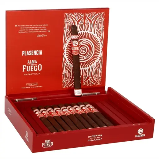 [49204] Plasencia Alma Del Fuego Flama Panatela - Box of 10 Cigars