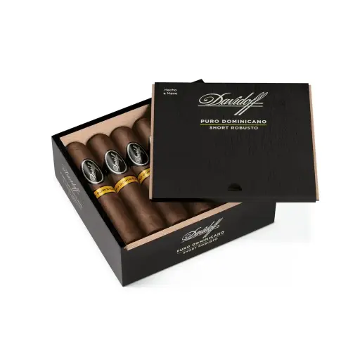 [52213] Davidoff Puro Dominicana Short Robusto - Box of 12 Cigars  