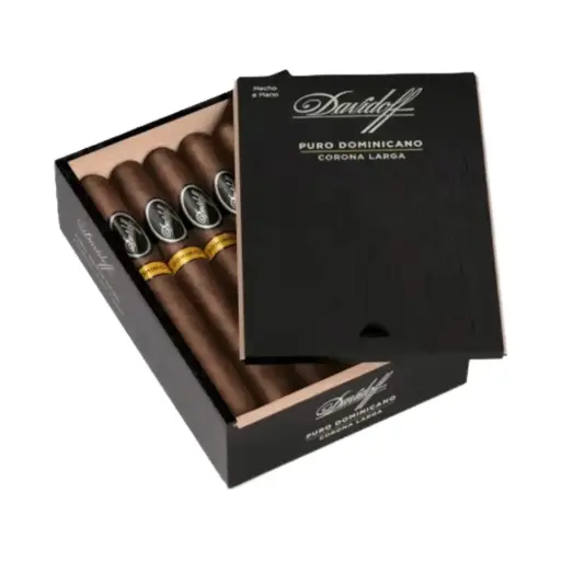 [52217] Davidoff Puro Dominicana Corona Larga - Box of 12 Cigars  