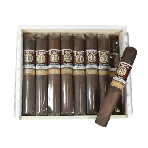 [52254] Alec Bradley Project 40 Maduro Robusto - Box Of 24 Cigars