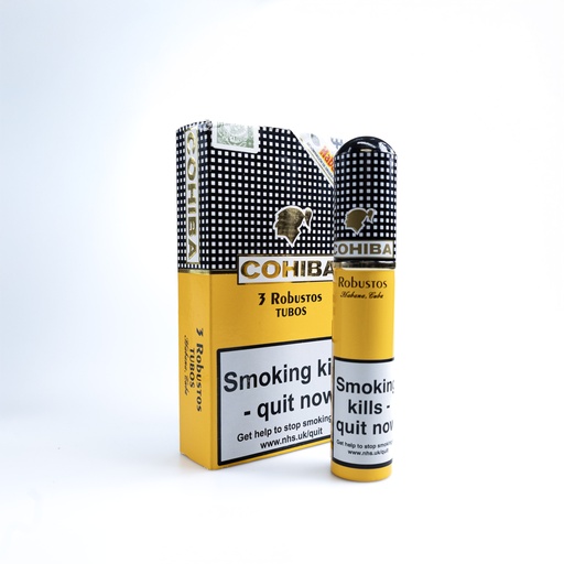 [8077] Cohiba Robustos A.T. - Pack Of 3 Cigars