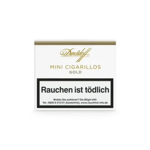 [8788] Davidoff Mini Gold - Pack Of 20 Cigarillos